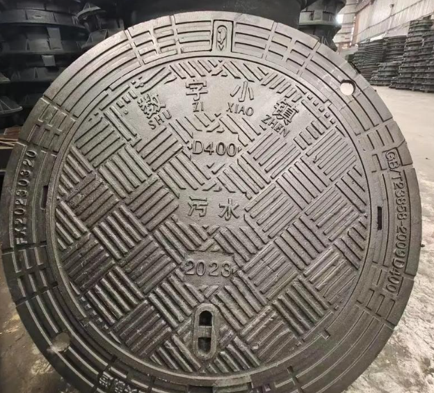 灌阳球墨铸铁防沉降井盖展示